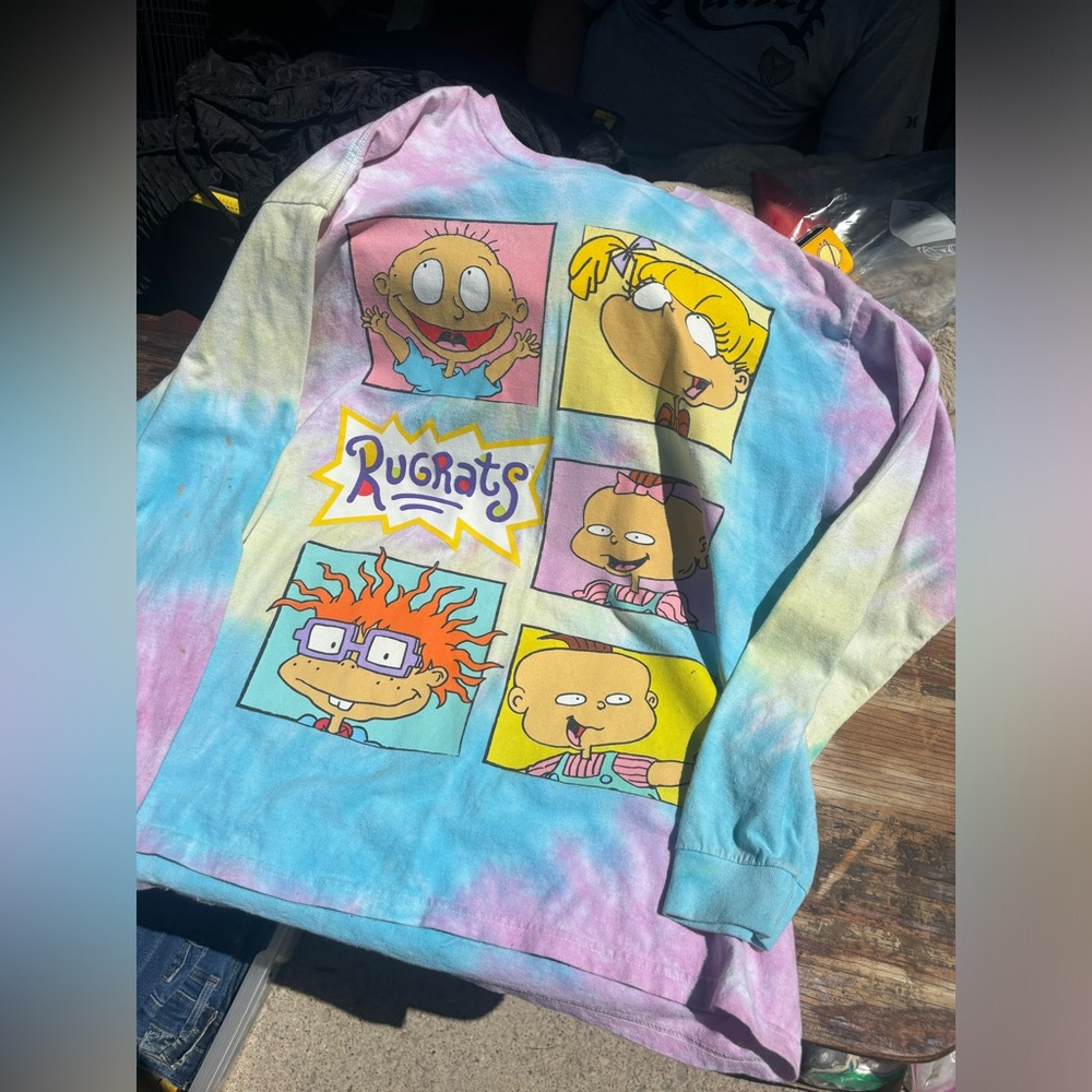 Multi colored Rugrats shirt long sleeve